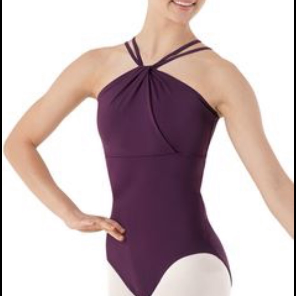 BLACK ballet dance leotard
